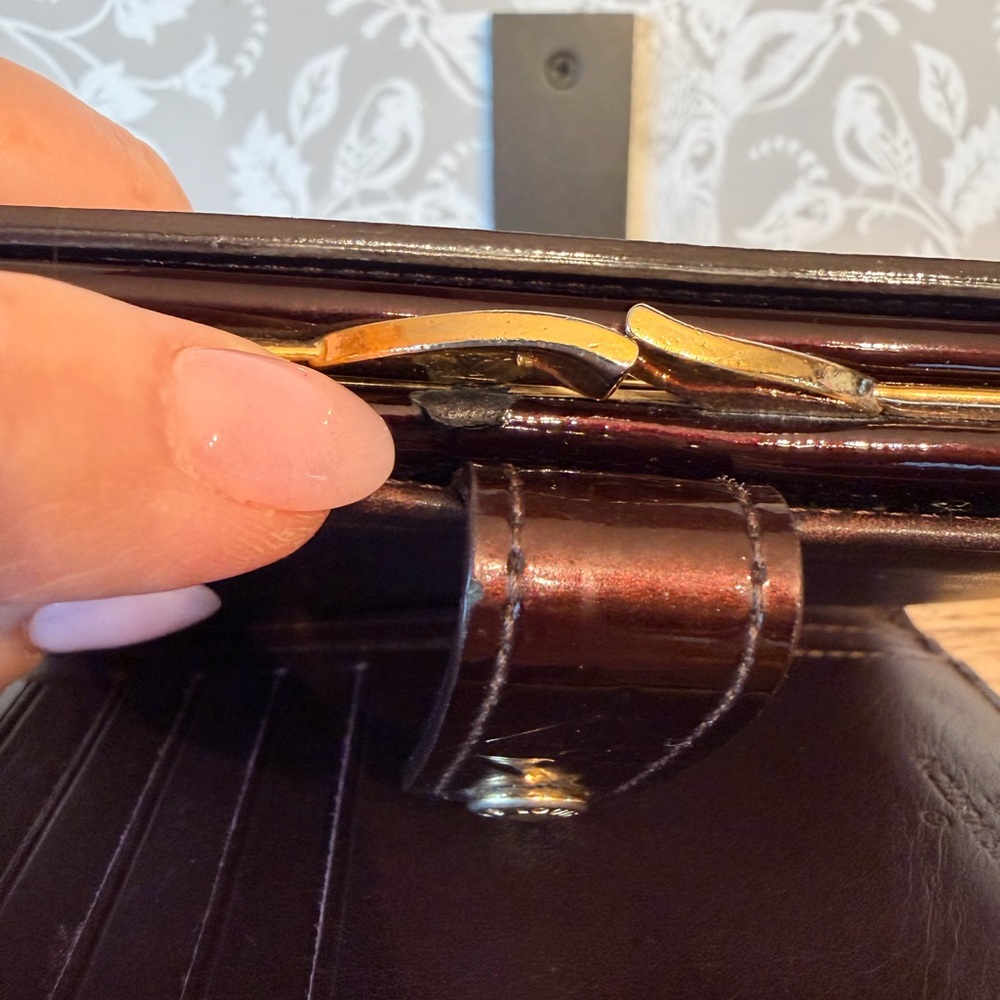 Louis Vuitton Amarante Vernis French Wallet Made In France 2007 w/ COA! - Picture 14 of 16